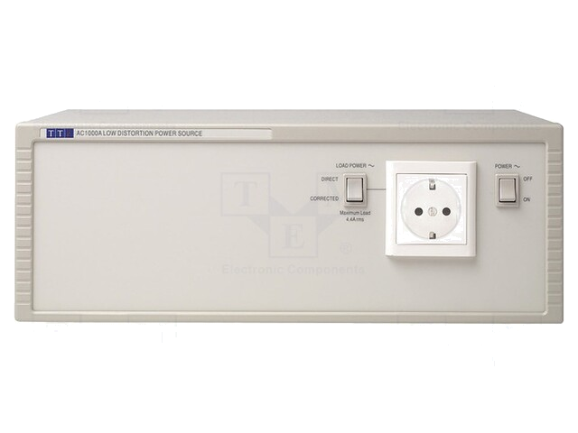 Voedingseenheid: voor lab; AC,eenkanaals; Uuit: 230VAC; 4,4A; 1kW Voedingseenheid: voor lab; AC,eenkanaals; Uuit: 230VAC; 4,4A; 1kW